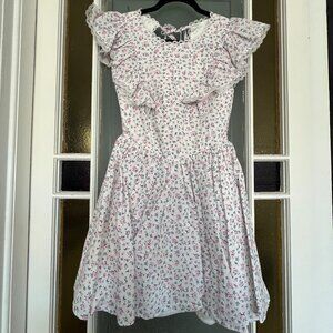 70/21 Open Back Mini Floral Dress